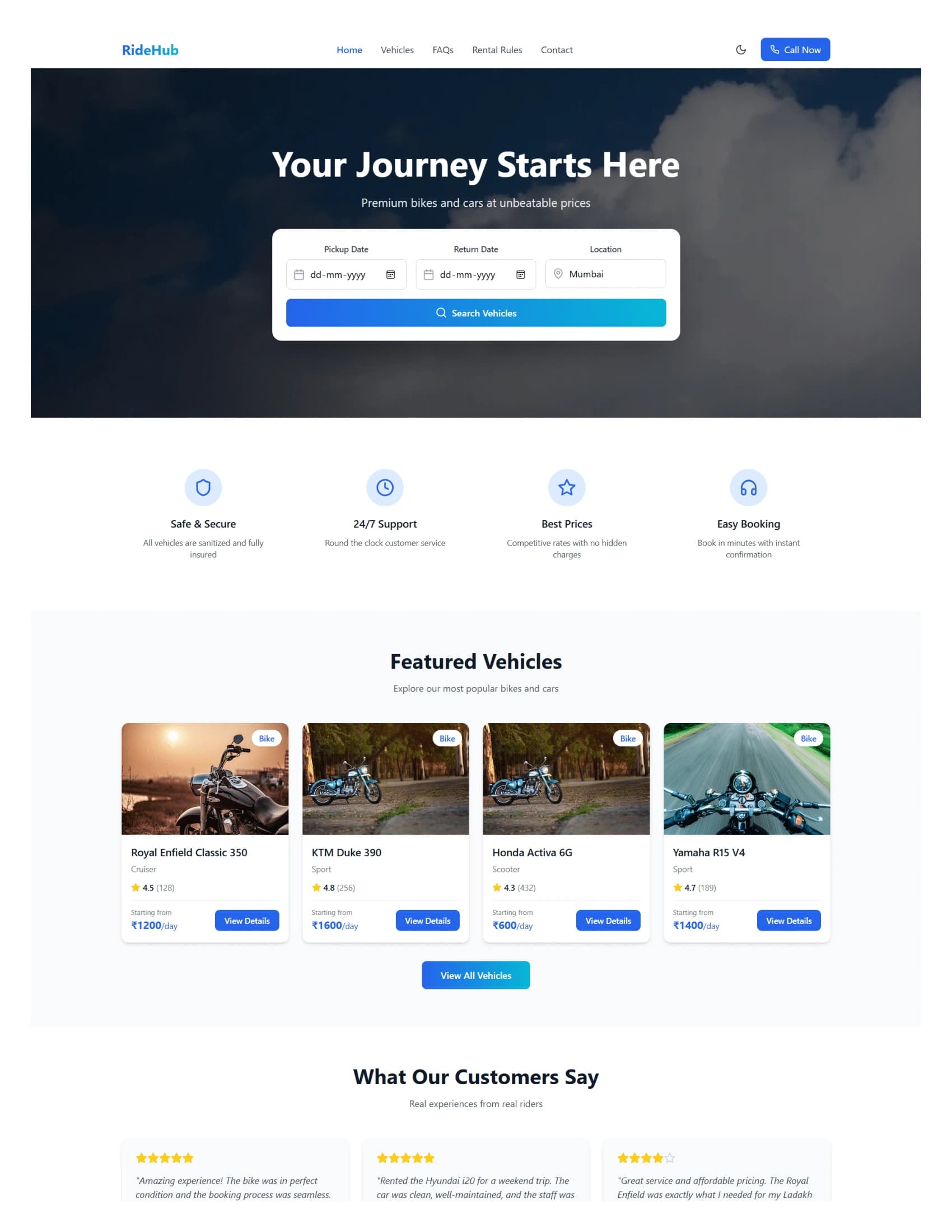 Mobility & Rental Platform